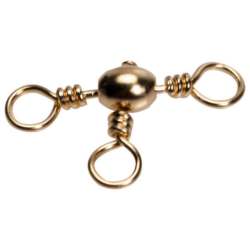 CROSSLINE SWIVELS BRASS 1/0 2/PK